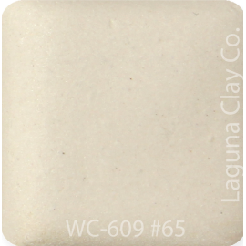 WC-609 Stoneware White #65 cone 6 mid range clay - 25lbs bag